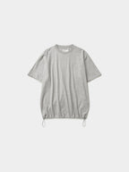 Relaxed Half String Tee (Melange Gray)