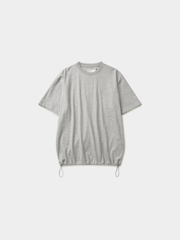 Relaxed Half String Tee (Melange Gray)