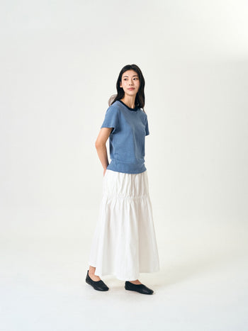 Classic Stripe Tee (Light Blue)