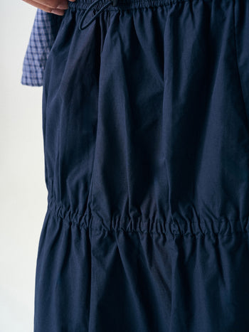 Light String Tiered Skirt (Navy)
