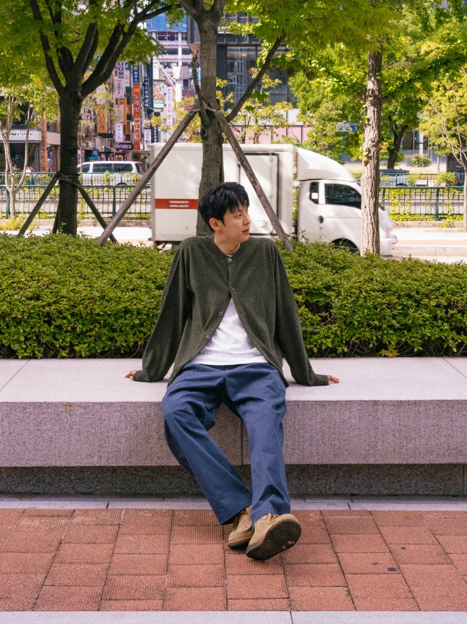 havehad Light WholegarmentsCardigan ブラウン Light Wholegarments Cardigan (Brown) | Havehad