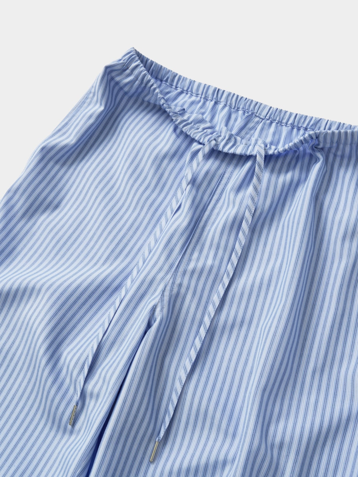 Easy Stripe Banding Pants (Stripe Blue)