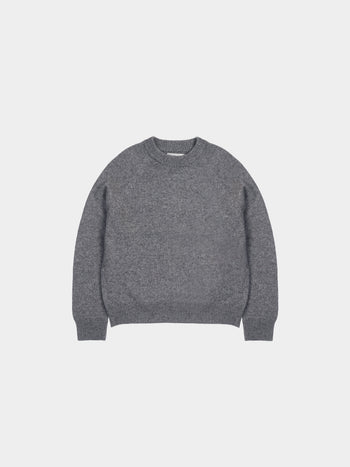 Yak Wool Crewneck Sweater - Gray | A3 (XL)