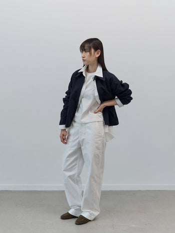 Glen Cotton Drizzler Jacket (Navy)
