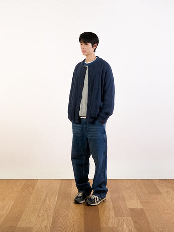Heavy Cotton Carpenter Pants (Denim Blue)
