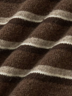 Classic Stripe Collar Knit (Stripe Brown)