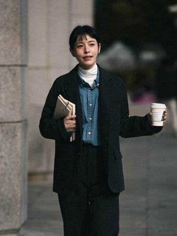 City Wool Club Jacket (Navy)