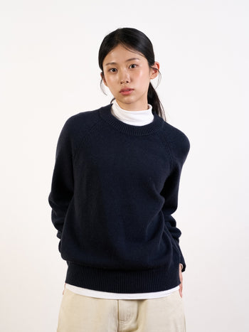 Yak Wool Crewneck Sweater (Deep Green)