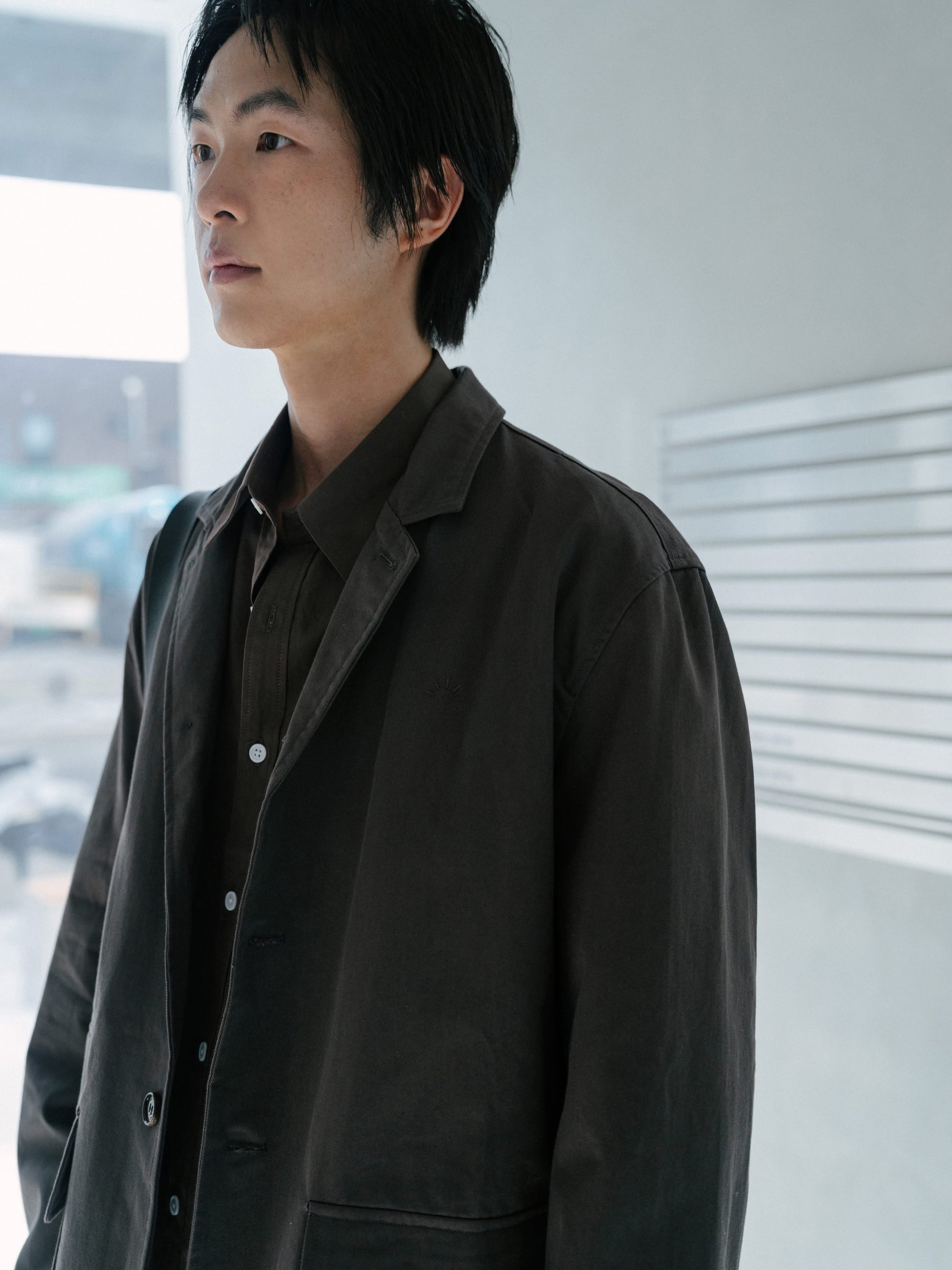 City Worker Club Jacket (Ash Brown)