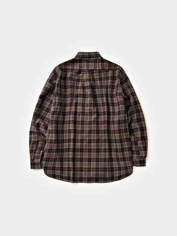 Soft Flannel Shirts (Check Brown)
