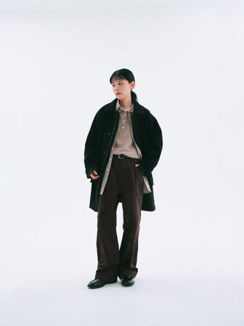 City Wool Half Coat (Charcoal)
