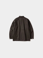 Twill Cotton Chore Jacket (Charcoal)