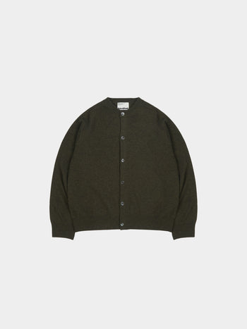 Light Wholegarments Cardigan (Deep Khaki)