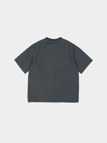 Pocket Volume String Half Tee (Charcoal)