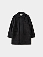City Wool Half Coat (Black)