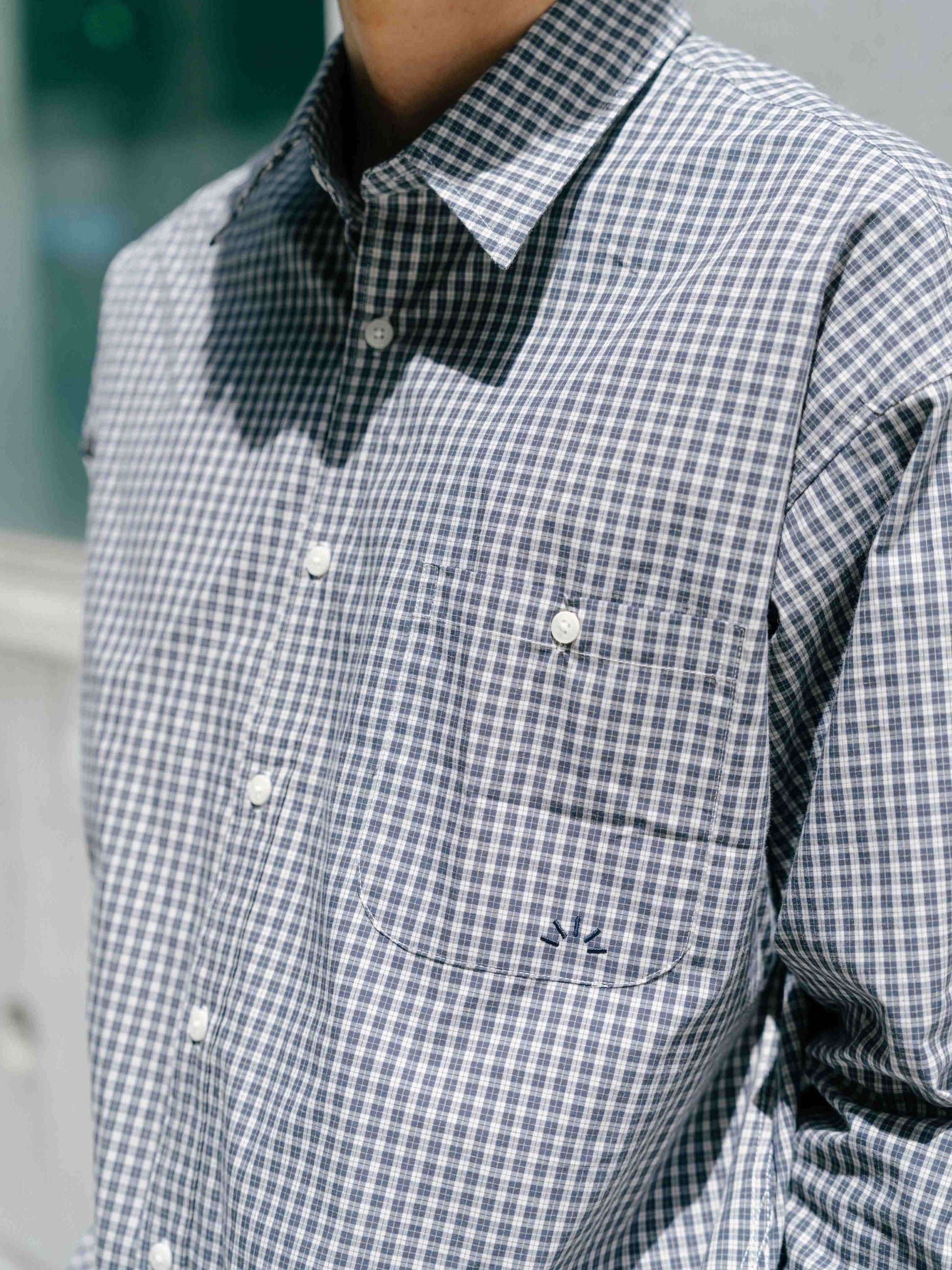 Everyday Classic Check Shirts (Navy)