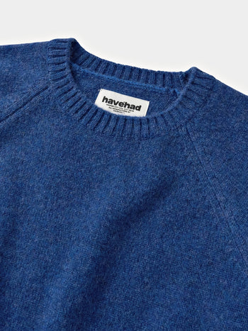 Shaggy Dog Round Knit (Blue)