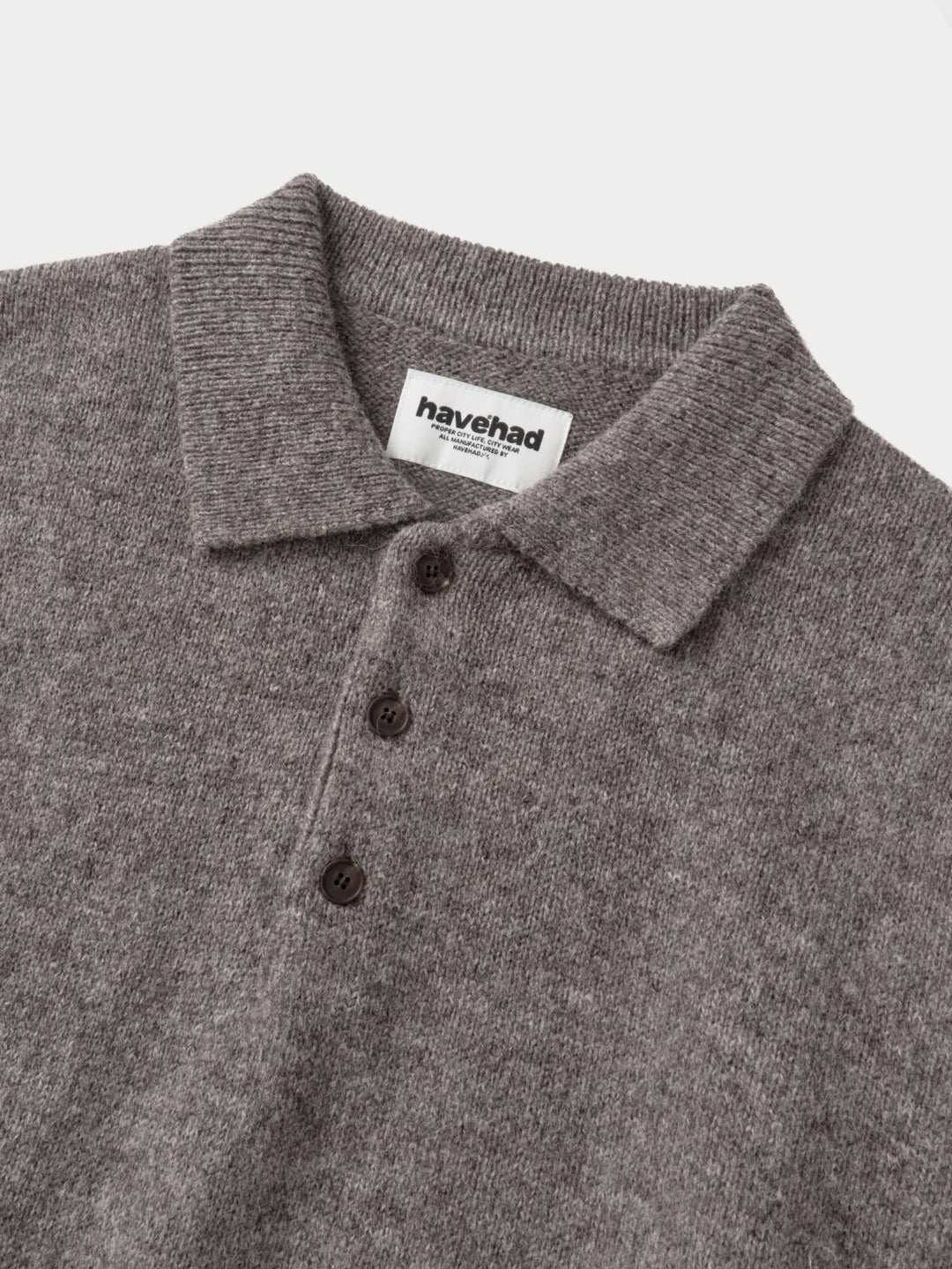 Shaggy Dog Collar Knit (Ash Brown)
