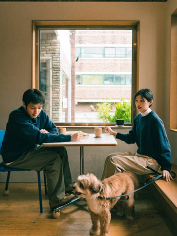 Yak Wool Collar Knit (Charcoal)