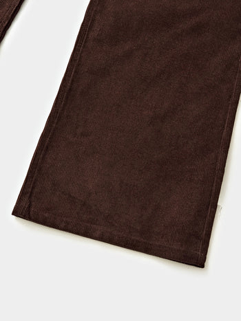 Flare Corduroy Pants (Brown)