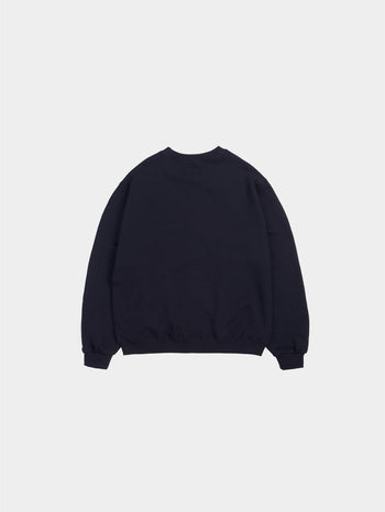 Classic Slab Logo Sweatshirts (Navy)