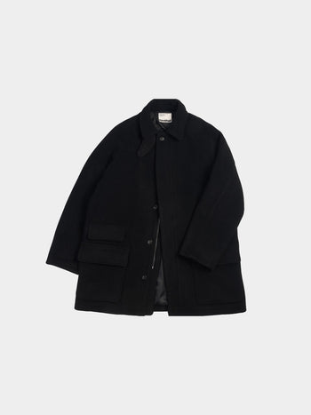 City Wool Half Coat (Black)