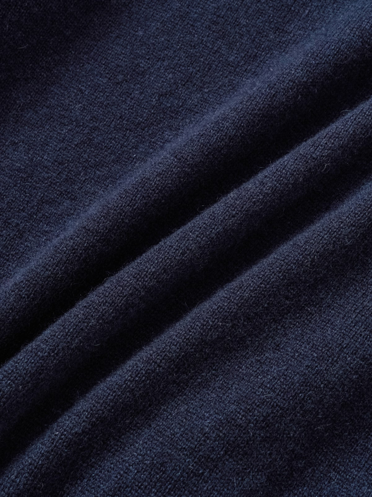 Daily Wool Collar Cardigan (Navy)