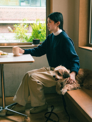 Yak Wool Crewneck Sweater (Deep Green)