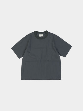 Pocket Volume String Half Tee (Charcoal)