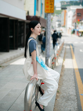Classic Stripe Tee (Charcoal)