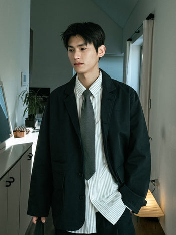 City Worker Club Jacket (Blue Gray)