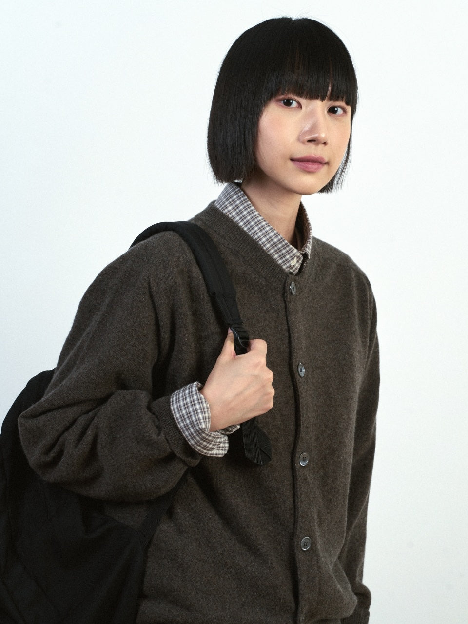 Light Wholegarments Cardigan (Deep Khaki) | Havehad