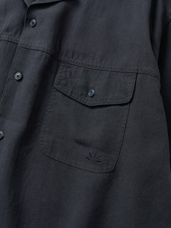 Double Pocket Slub Shirts (Navy)