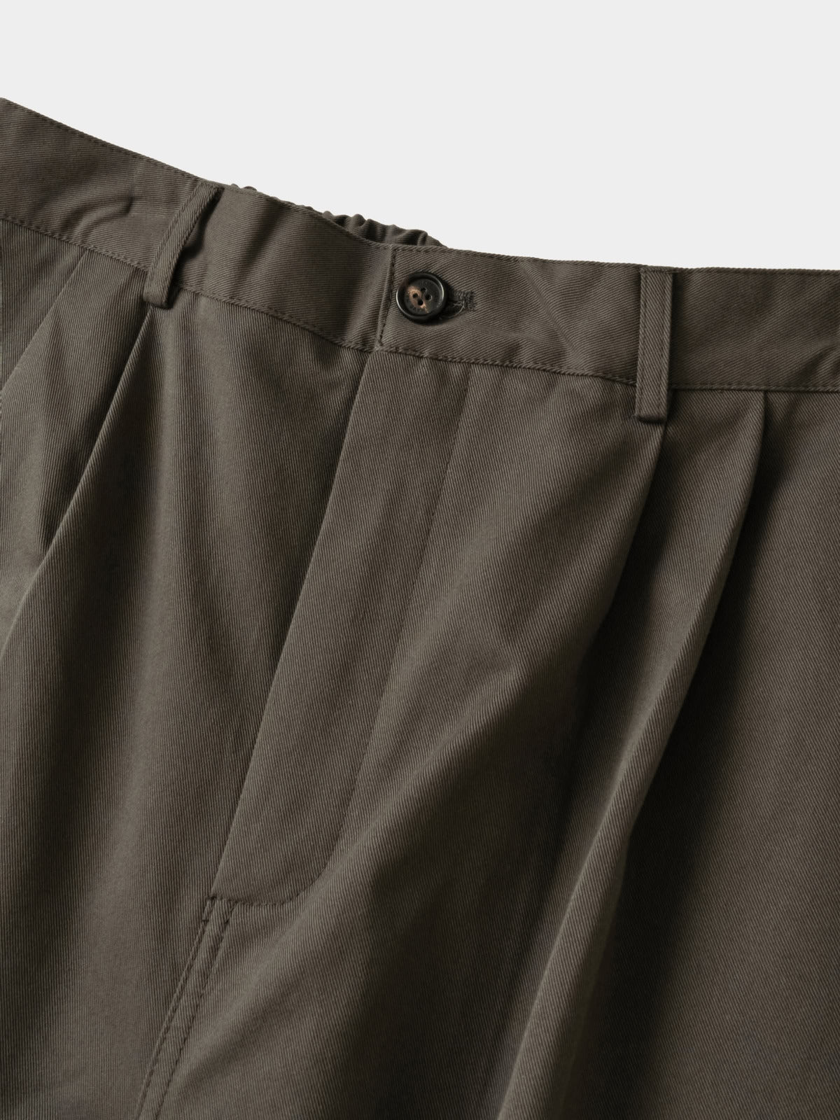City Worker Pin-tuck Trouser (Ash Brown)