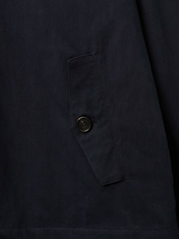 Glen Cotton Drizzler Jacket (Navy)