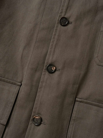 City Worker French Jacket (Ash Brown)
