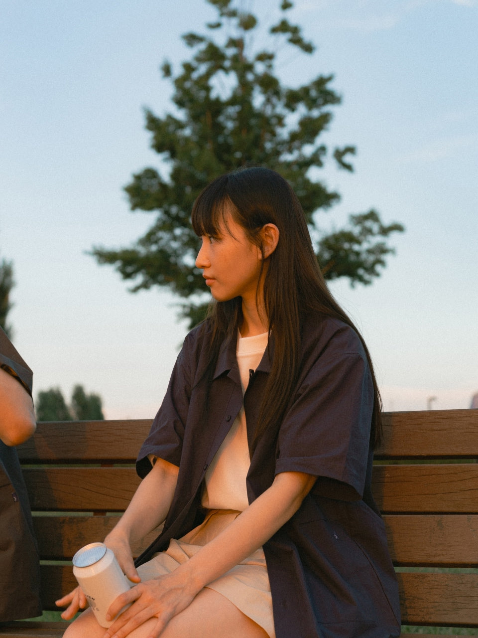 City Summer Light Half Shirts (Charcoal)