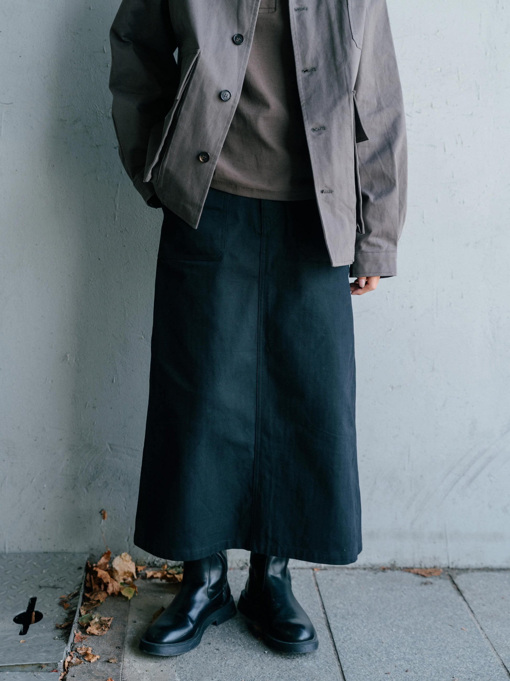 City Worker French Jacket (Ash Brown)