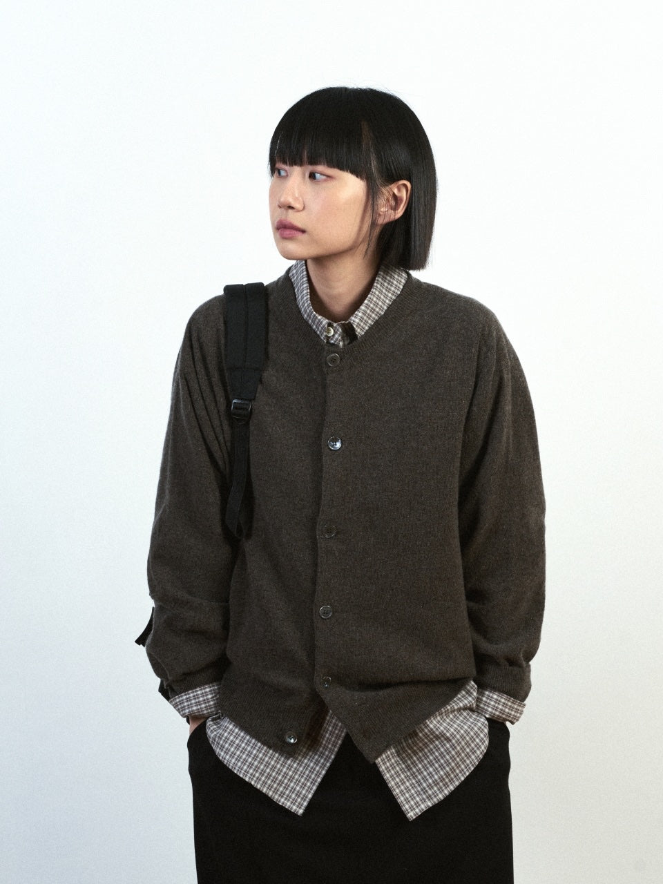havehad Light WholegarmentsCardigan ブラウン Light Wholegarments Cardigan (Brown) | Havehad