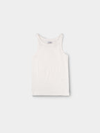 U-neck Sleeveless Top (White)