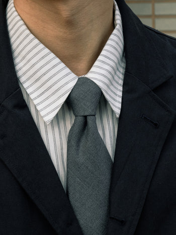 One Pocket Stripe Shirts (White)