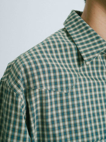 Classic Check Western Shirts (Brown)