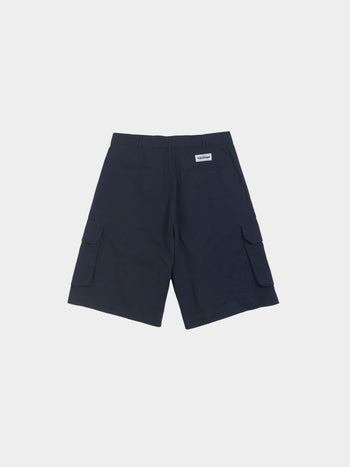 Utility Pin-tuck Cargo Shorts (Navy)