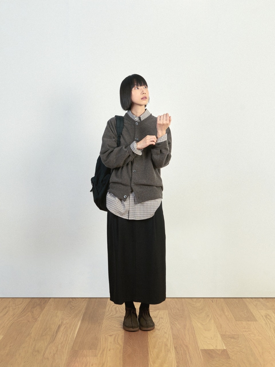 Light Wholegarments Cardigan (Deep Khaki) | Havehad