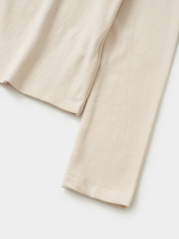 Mellow Slim Long Sleeves T-Shirt (Beige)
