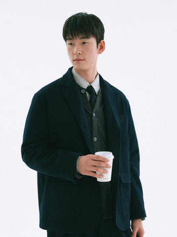 City Wool Club Jacket (Navy)