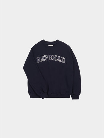 Classic Slab Logo Sweatshirts (Navy)