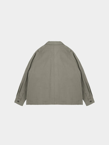 City Worker French Jacket (Khaki Gray)