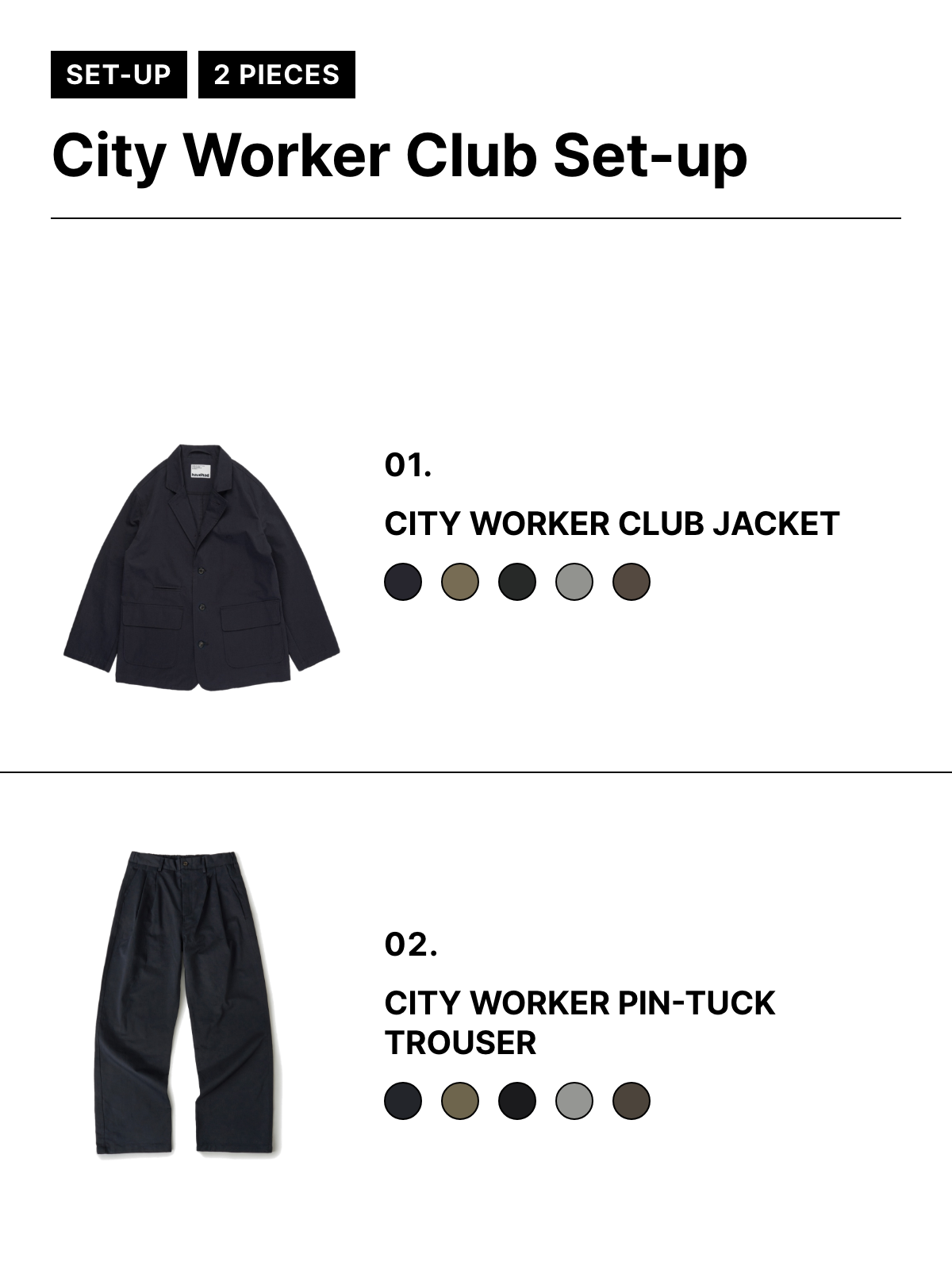 City Worker Club Set-up
