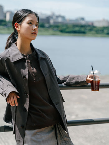 City Worker French Jacket (Ash Brown)